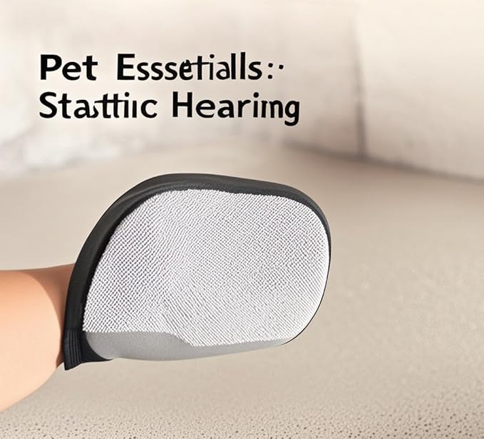 2 Pcs,Pet Removal Gloves for Dog&Cat， Electrostatic Pet Hair Remover， Pet Removal Gloves， Pet Hair Remover for Furniture， Reusable Pet Hair Remover，-PurrikoPets