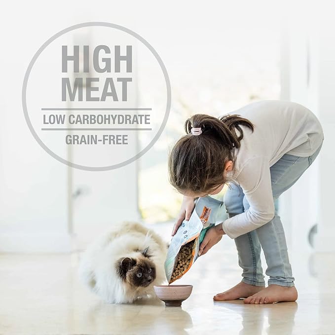 Feline Natural High Protein Dry Cat Food, Freeze-Dried Diet with 98% Meat, Organs & Seafood, No Peas, Grains, or Artificial Additives, Made in New Zealand, Chicken, 11oz-PurrikoPets