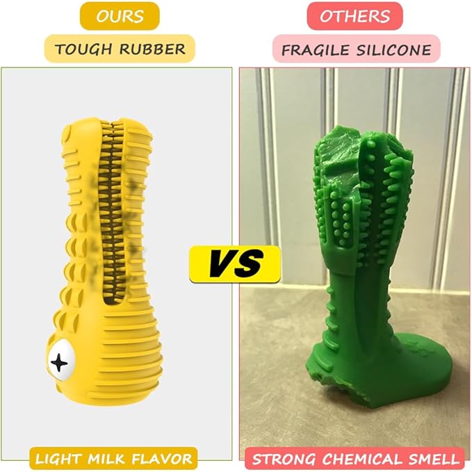 Dog Toys for Aggressive Chewers Large Medium Breed, Indestructible Dog Toothbrush Chew Toys, Squeaky Interactive Tough Extremely Durable, Dogs Toys to Keep Them Busy-PurrikoPets