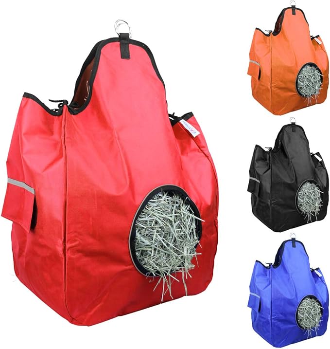 1200D Horse Hay Bag with Mesh Ventilation Flaps and 6 Month Warranty-PurrikoPets
