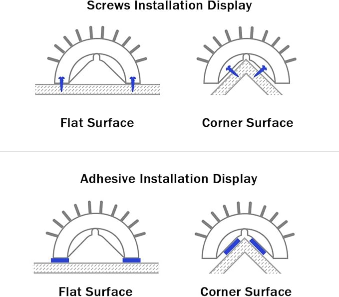 4 Pack Cat Self Groomer with Catnip Pouch,Cats Corner Massage Comb Grooming Brush Tool for Kitten Puppy (2 Black/2 Grey)-PurrikoPets