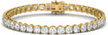 0.50-15 Carat Lab Grown Classic Diamond Tennis Bracelet 4 Prong Setting Luxury Collection (F-G Color, SI Clarity) Length- 7 Inch