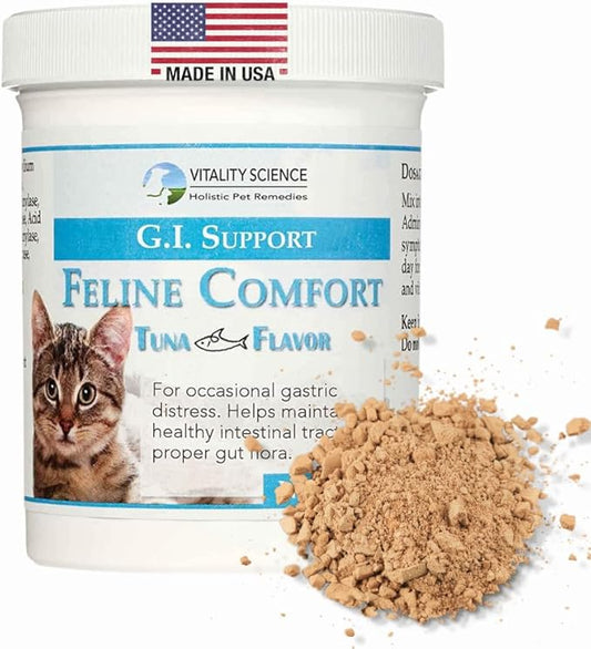 Feline Comfort for Cats | Maintains a Healthy Intestinal Tract and Proper Gut Flora | Restores Gastric Stability | for Vomiting and Diarrhea | 100% Additive Free (Beef, 98g)-PurrikoPets