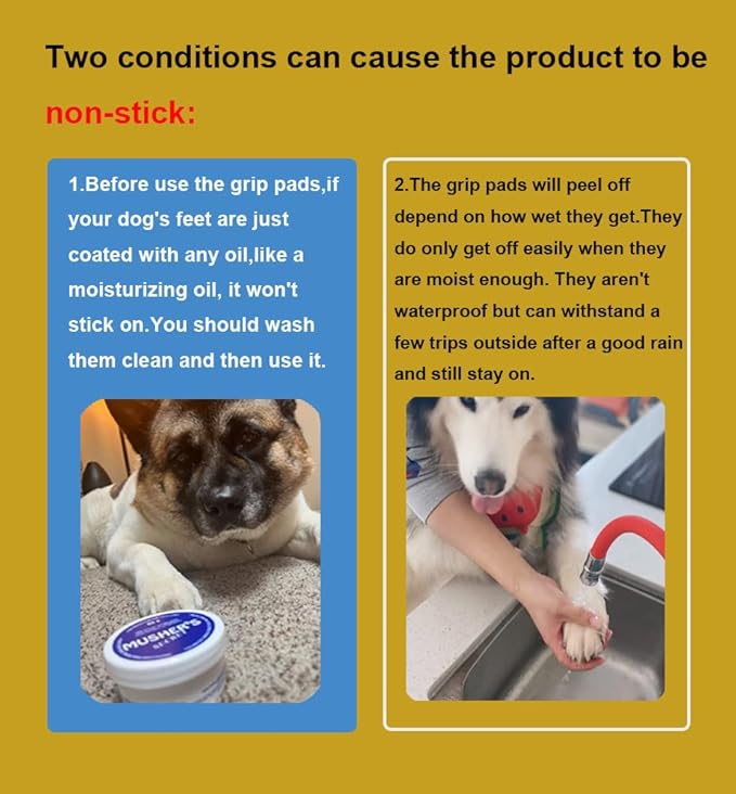 Dog Paw Pads Anti-Slip Grips,Dog Paw Protectors for Senior Dogs on Hot Pavement,Provides Traction to Keep Them from Slipping on Smooth Floors 20 sets-80 Pads Multicolor L-PurrikoPets