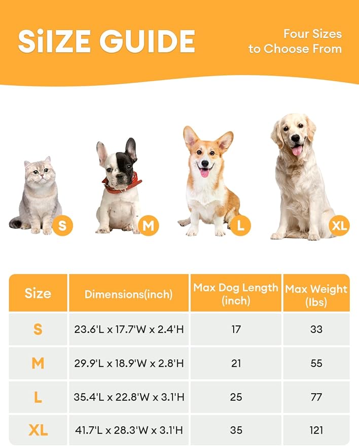 FUNNY FUZZY 2 in 1 Dog Bed Crate Pad Mat, Washable Reversible Pet Floor Mats,Fluffy Kennel Pad for Small Large Sized Dog,Indoor Cats,Sleeping Mattress, 23.6" × 17.9", Beige-PurrikoPets