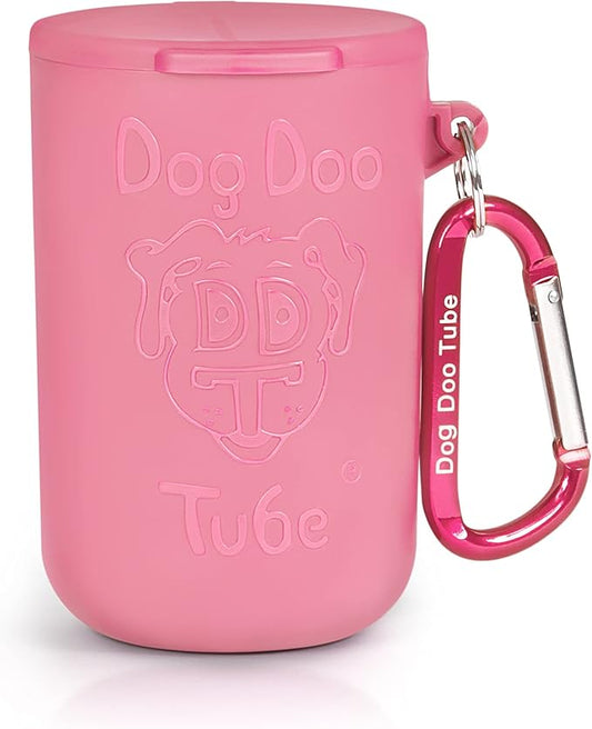 Dog Doo Tube Filled Dog Waste Bag Holders - Reusable Dog Poop Bag Tubes Designed to Keep in Odors and Germs-PurrikoPets