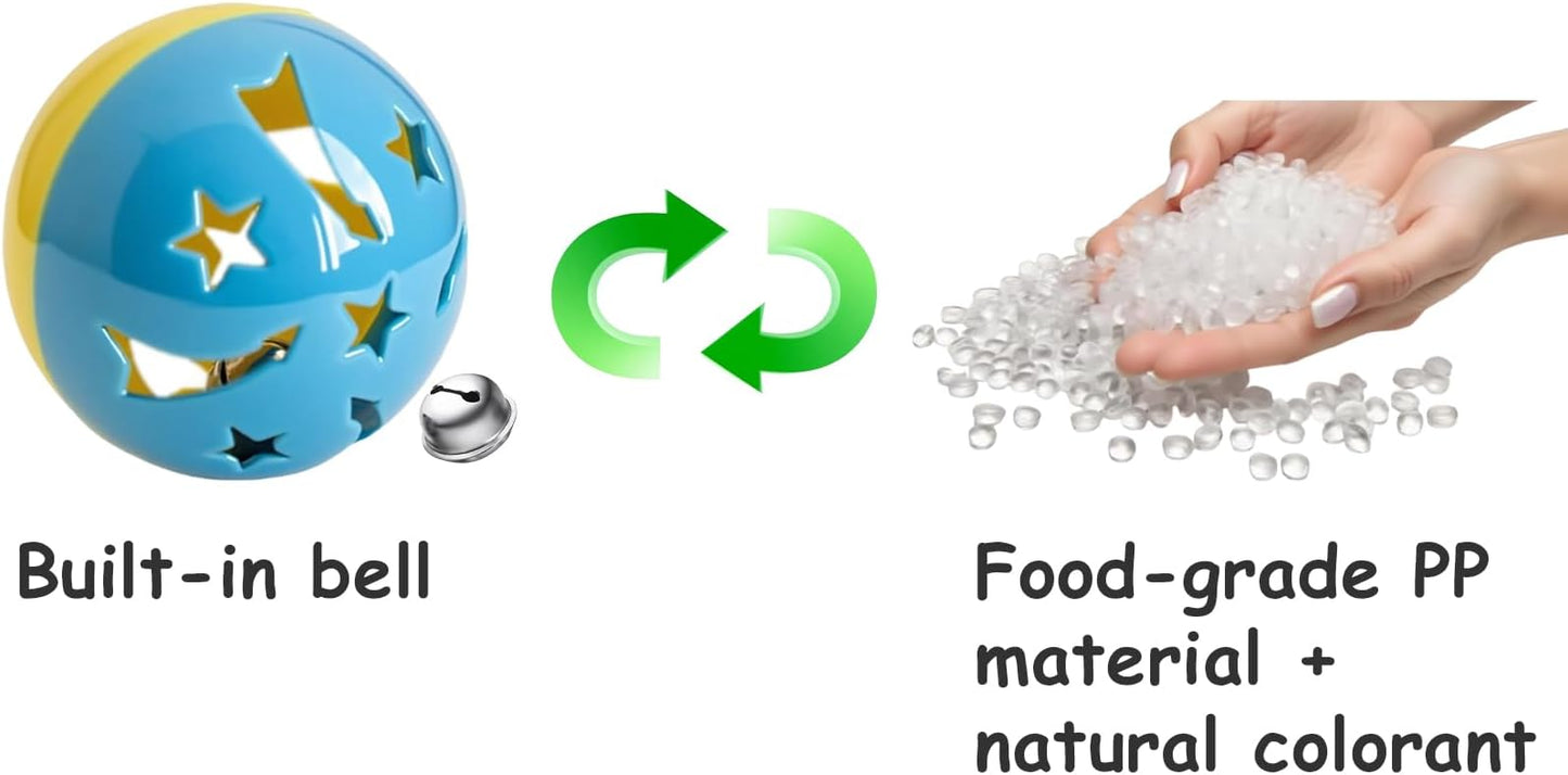 6-Pack Cat Toys for Kittens and Cats, On Cloud Nine (1.5'', Basic Cat Toy Set)-PurrikoPets