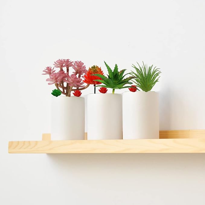 22pcs Colorful Fake Succulents, Mini Artificial Succulents for DIY Crafting Home Terrarium Floral Wall Garden Arrangement Office Decoration (Unpotted)-PurrikoPets