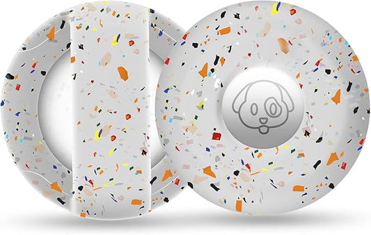 Airtag Holder for Dog Collar, Cibaabo Silicone Air Tag Case Cover Compatible with Apple Airtags for 0.8-1.2inch Cat Pet Collar Harness Loop-PurrikoPets