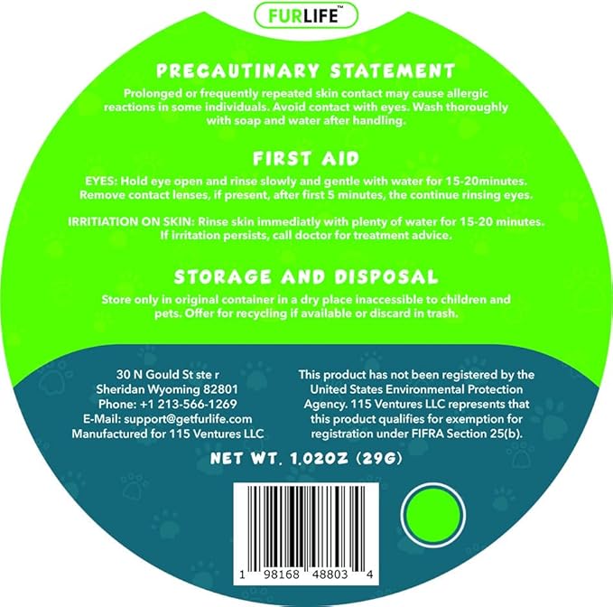 FurLife Flea and Tick Collar for Dogs – Waterproof Green Dog Collar, Pet Supplies for Tick and Flea Prevention for Dogs, Safe for All Breeds-PurrikoPets