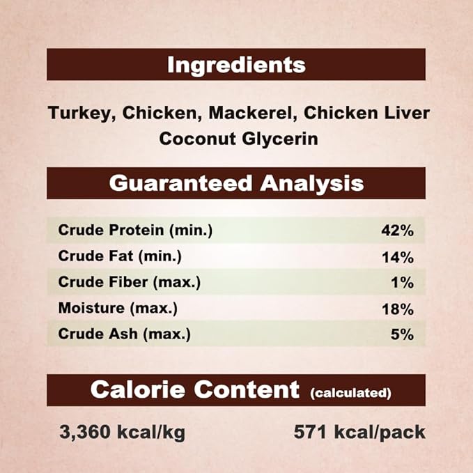 Afreschi Natural Cat Treats Turkey & Chicken & Mackerel W Shape 6 oz, All-Natural, High-Protein, Grain-Free, Healthy, Low-Fat, Easily Digestible-PurrikoPets