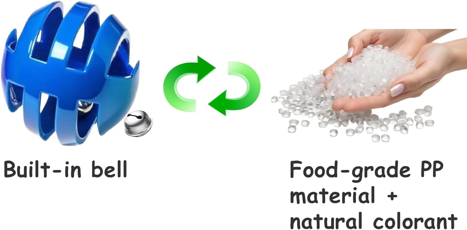 10-Pack Cat Toy Balls with Bell for All Cats, Playtime Paradise (1.5'' - 2.3'', Cat Toys Mega Set)-PurrikoPets