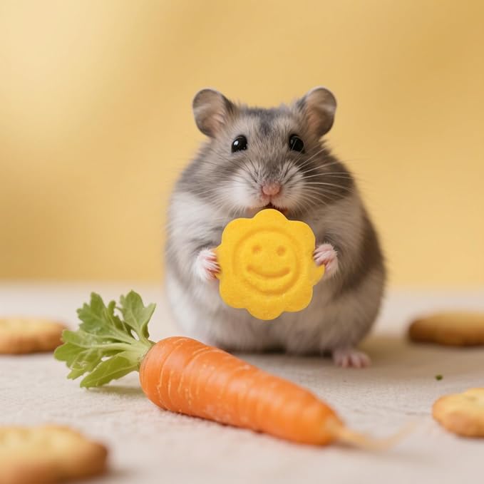 Abizoo 3 Vegetable Chews Treats: Grain Free Natural Snacks with Beet, Carrot, Spinach for Hamsters, Rabbits, Guinea Pigs & Gerbils Crunchy for Digestive Support & Dental Health 1.76oz/50g-PurrikoPets