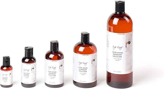 Eye Envy Tear Stain Remover Solution for Cats. 100% Natural, Safe. Treats The Cause of Stains. Recommended by Breeders, Vets, Groomers. Remove Eye Stains from Persians and Exotics. 2 oz. Made in USA-PurrikoPets