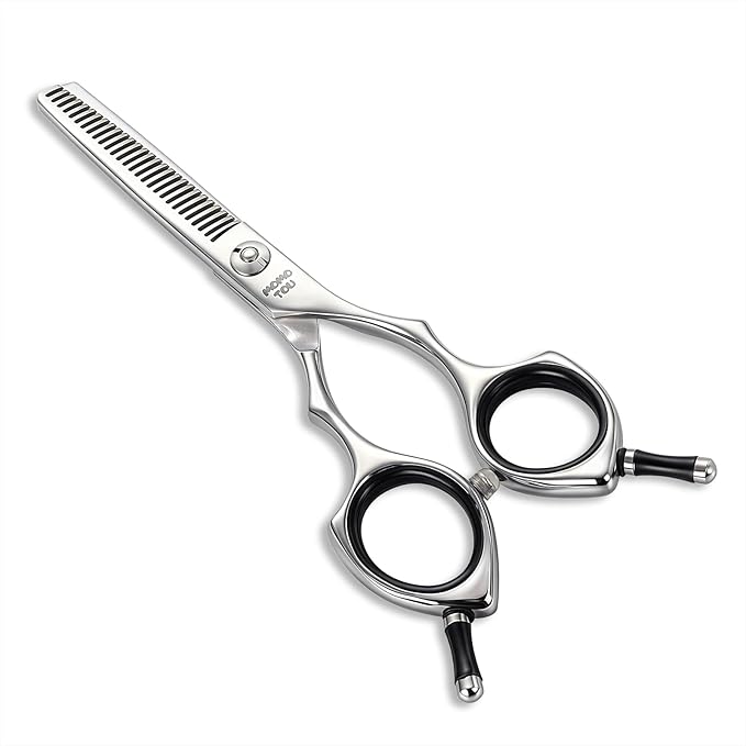 Dog Grooming Scissors 5 inch Small Thinning Scissors Super Light Professional 440C Stainless Steel Pet Shears for Trimming Face and Paws Nose Ear Easy Use.-PurrikoPets