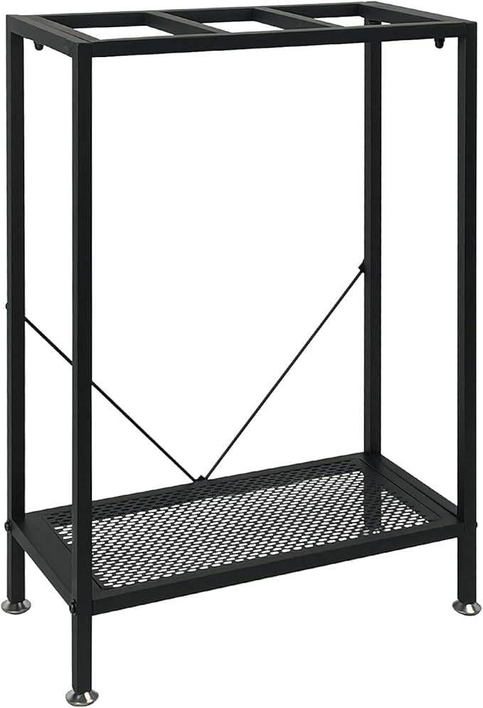 Fish Tank Stand: The Perfect 10 Gallon Metal Aquarium Stand Measuring 22.8" W x 10.6" D x 31.3" H to Fit Your Aquatic Display Needs.-PurrikoPets