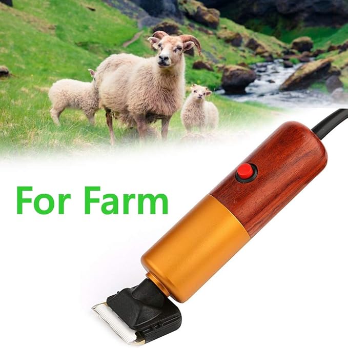 Dream Reach Pet Grooming Clippers, Low Noise Dog Clipper, Electric Cat Hair Shaver Kit, Pet Hair Trimmers for Small Medium Large Dogs Cats with 2 Comb Attachments (A-200W)-PurrikoPets