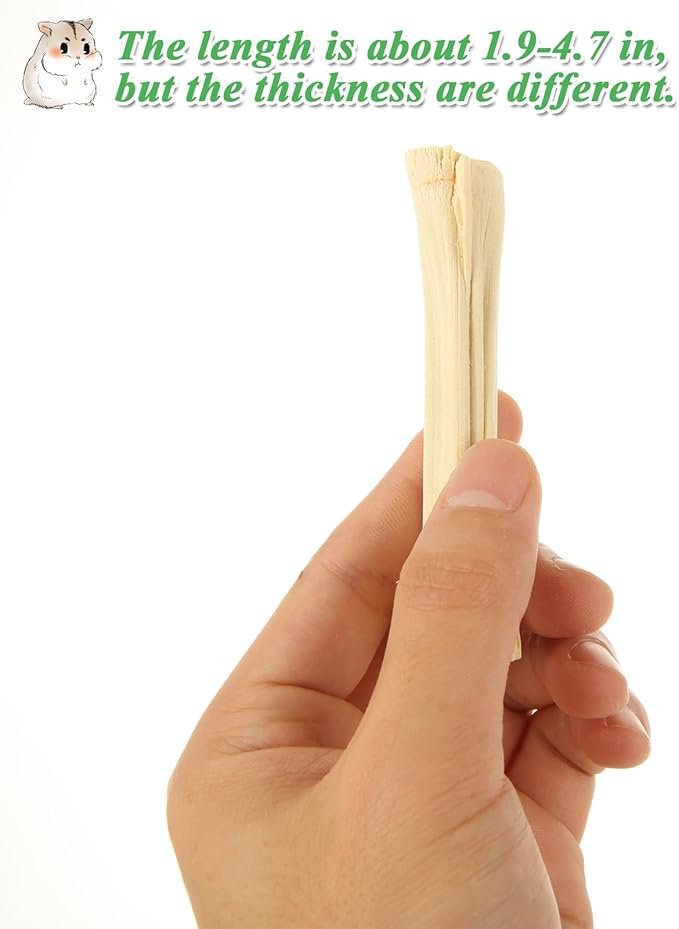 1000g/2.2lb Sweet Bamboo Sticks for Rabbits, Guinea Pig Chew Toys Bunny Toys for Rabbits Indoor, Teething Toy for Small Animals Rabbits, Hamsters, Chinchillas, Guinea Pigs-PurrikoPets