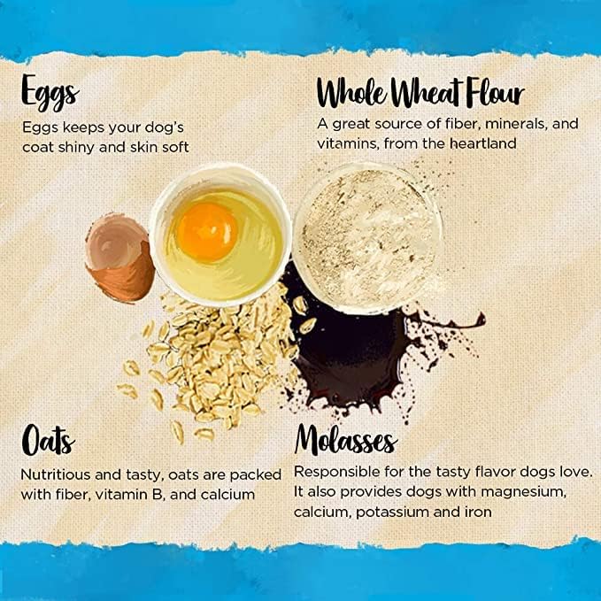 Blue Dog Bakery Natural Dog Treats, Mini Crunch, Assorted Flavors, 16.2oz, 3 Count-PurrikoPets