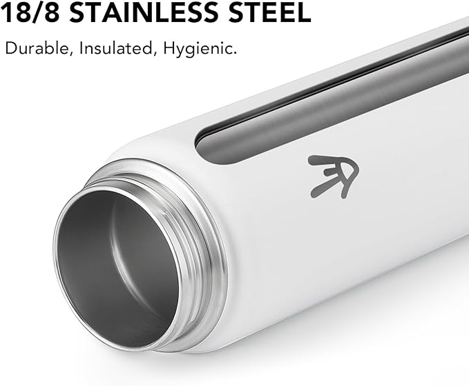 Enerbone 32 oz Insulated Water Bottle, Stainless Steel Bottle with Carrying Strap, Double-Wall Vacuum Insulation Design, Leakproof Sports Bottle with Straw, Keep Drinks Cold or Hot for Hours-PurrikoPets