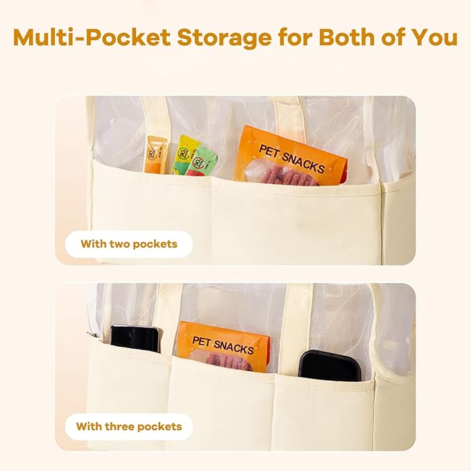 Dog Purse Carrier for Small Dogs Cat Kitty Puppy Rabbit Bunny Dog Cat Bag Carrier for Animals up to 22lbs Soft Sided, Collapsible Pet Carrier Sling for Outing Travel Vet-Sky Blue-PurrikoPets