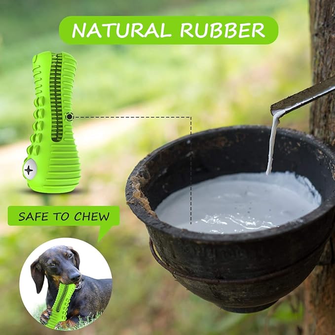 Dog Toys for Aggressive Chewers Large Medium Breed, Indestructible Dog Toothbrush Chew Toys, Squeaky Interactive Tough Extremely Durable, Dogs Toys to Keep Them Busy-PurrikoPets