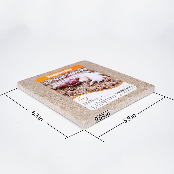 2 Quarts Organic Fiber Substrate for Pet Snail, Ideal Snail Terrarium Accessories for Retains Moisture-PurrikoPets