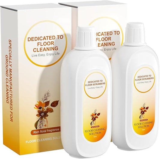Floor Cleaning Solution Compatible With Tineco , Deep Cleans for Multiple Hard Floors, Suitable With All Robot Vacuums with Mopping and Cordless Wet/Dry Vacuum Mop Cleaner (Floral Fragrance 2 Bottle)-PurrikoPets