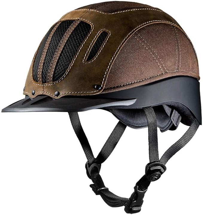 Troxel Sierra Rugged Horse Riding Helmet, Low-Profile, Self-Adjustable Design, Safety Horseback Riding Gear-PurrikoPets