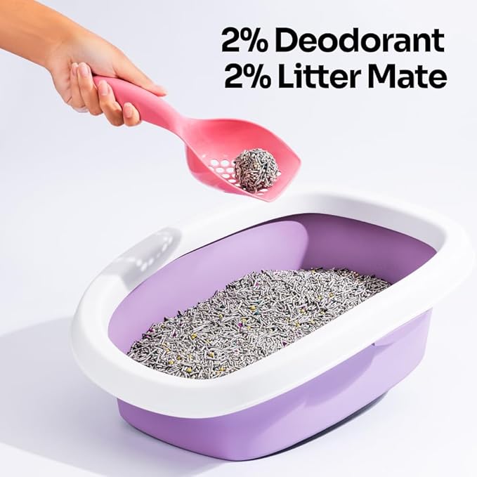 5 in 1 Mixed Cat Litter – Clumping, Flushable, Ultra Absorbent & Fast Drying | 100% Natural, Dust-Free, Low Tracking | with Activated Carbon for Superior Odor Control (5.5 lbs × 1 Bags)-PurrikoPets