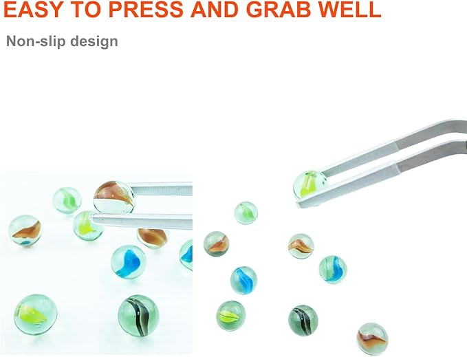 Extra Long Tweezers with Rubber Cover Tips, Fecsam Feeding Tongs - 2 Pack/18.9 inch Aquarium Stainless Steel Large Aquascape Tools for Fish Tank, Terrarium，Aquascaping, Reptile, Bearded Dragon-PurrikoPets