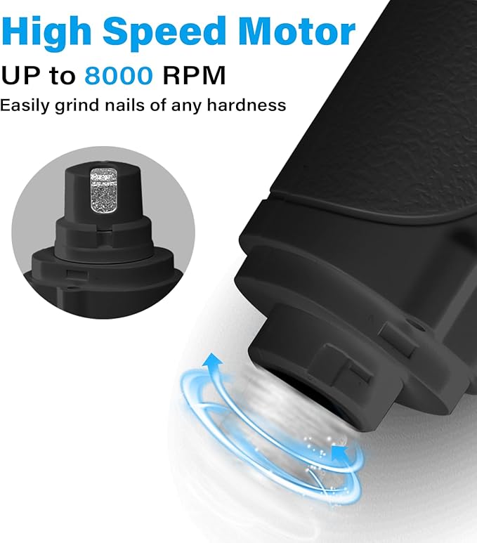 2 in 1 Dog Nail Clippers & Cat Nail Clippers Trimmers for Large Medium Small Dogs Cats Claw Trimmer Quick Sensor and Safety Guard USB Rechargeable Dogs Nail Trimmer with Catcher & 2 LED Lights-PurrikoPets