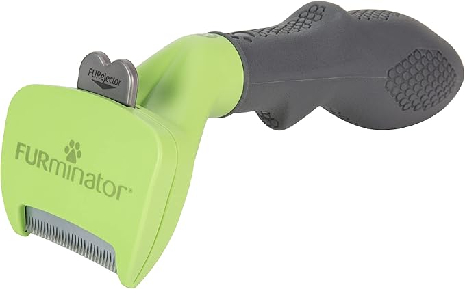 FURminator Small Dog Undercoat deShedding Tool, Long Hair, Reduces Loose Hair from Shedding-PurrikoPets