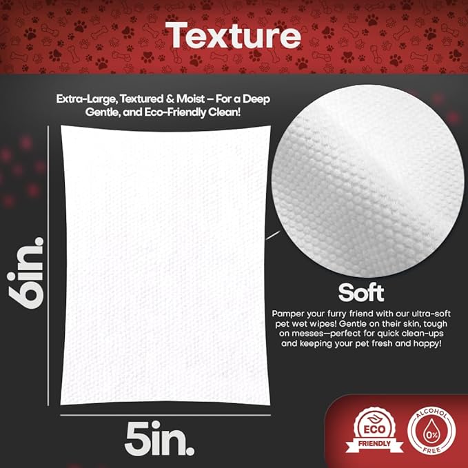 2% Chlorhexidine Wipes for Dogs 3X Larger | Yeast Infection Ringworm Fungus Hot Spot Itch Relief | Medicated Antibacterial Antifungal Extra Gentle Soothing Topical Wipes for Dog Cat | 50 Wipes-PurrikoPets