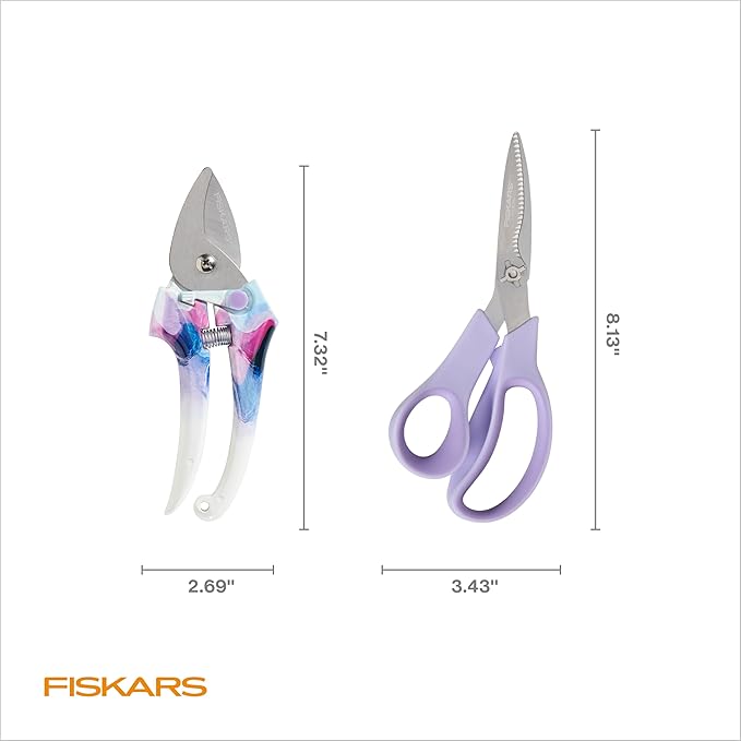 Fiskars Pruner and Veggie Shears Set, Explore Collection-PurrikoPets