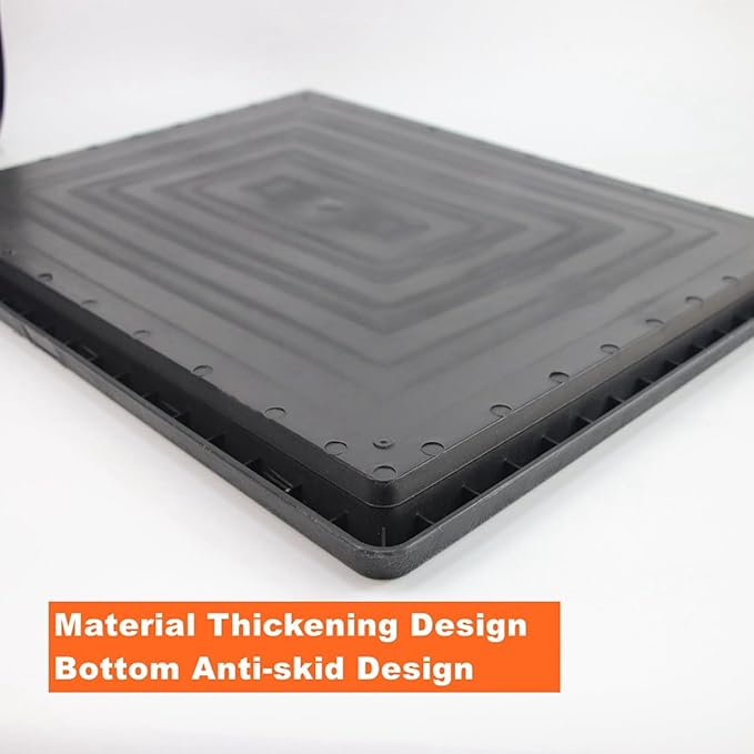 35"X22.6" Dog Grass Pad with Tray - Indoor/Outdoor Artificial Turf Potty Training Mat for Large Dogs, Portable Dog Litter Box for Balcony/Patio, Washable Reusable Pee Pad and Fake Grass for Dogs-PurrikoPets