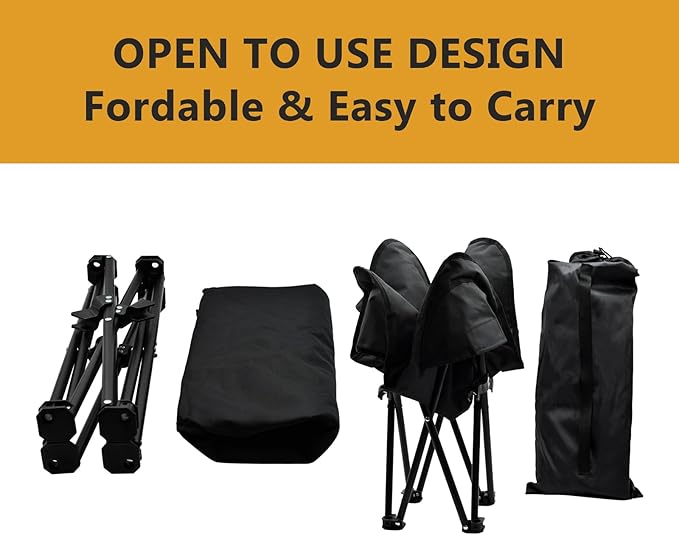 Elevated Dog Bed, Portable Raised Pet Cot for Outdoor and Indoor Folding Dog Cot Bed with Padded Filling Carrying Bag Included Pet Raised Travel Lounger for Camping Traveling (36x36x12inch)-PurrikoPets