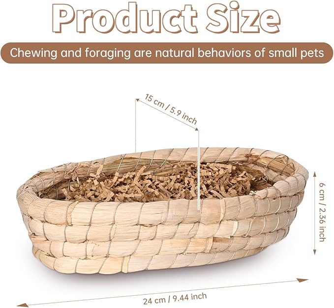 31PCS Rabbit Chew Treat Toys for Teeth Health, Natural Bunny Enrichment Toys for Boredom & Stress Relief, Keep Busy Toys for Guinea Pig Chinchilla Hamster Rat Gerbil Degu Indoor Outdoor-PurrikoPets