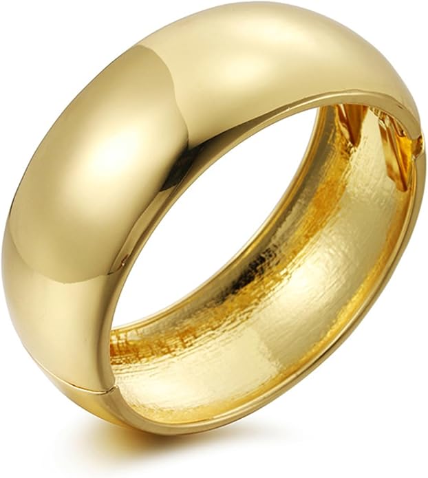 YMBYCM Chunky Bangle Bracelets for Women Trendy Wide Chunky Cuff Bracelets Wrap Bracelet