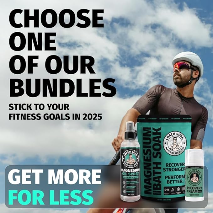 3 Pack Bundle: Coach Soak Recovery Bath Soak, Epsom Salt Bulk, Bath Salts Bulk, 3 Pack Bundle, Total of 9 Pounds (Eucalyptus, Lavender, Citrus)-PurrikoPets