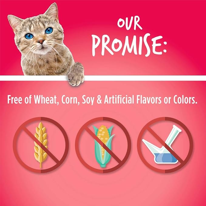Fruitables Cat Treats Crunchy Salmon & Cranberry Cat Treats Healthy Low Calorie, High Protein Wheat, Corn & Soy Free 30 Ounces-PurrikoPets