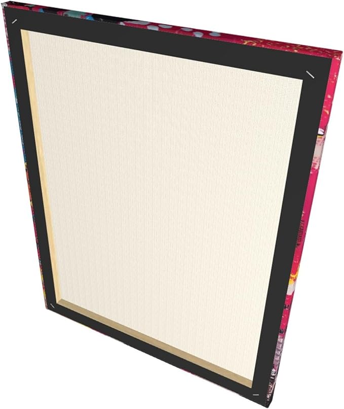 Fashion Women Wall Art Glam Modern Artwork for Girls Banksy Street Graffiti Pop Art Canvas Pictures Painting Print Framed Decorations Gifts for Bedroom Living Room Office 16"x20"-PurrikoPets