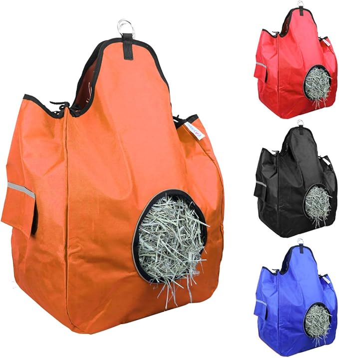 1200D Horse Hay Bag with Mesh Ventilation Flaps and 6 Month Warranty-PurrikoPets