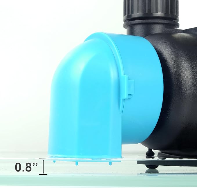 660GPH Aquarium Return pump with LCD display controller, DC 24V 25W aquarium pump for saltwater freshwater aquarium,fish tank,sump,20 speeds ECO Quiet Submersible and inline pump-PurrikoPets