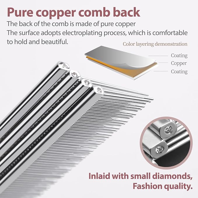 6.1" Dog Grooming Comb for Long Haired Cats & Dogs-PurrikoPets