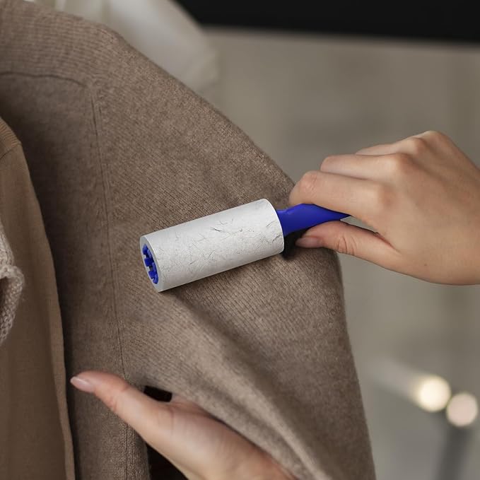 200 Sheets Mini Lint Rollers for Travel - Set of 4 Small-Sized Lint Removers Designed for Convenient Portability, Ideal for Removing Pet Hair and Debri-PurrikoPets