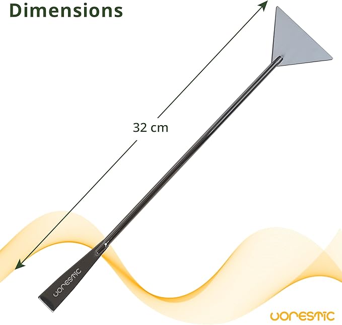 6Pcs Aquascape Tools, Terrarium Tools, Aquarium Kit with Stainless Steel Aquarium Tweezers Extra Long, Aquarium Scissors, Algae Scraper, and Spatula - Aquascaping Tools Set for Maintenance-PurrikoPets