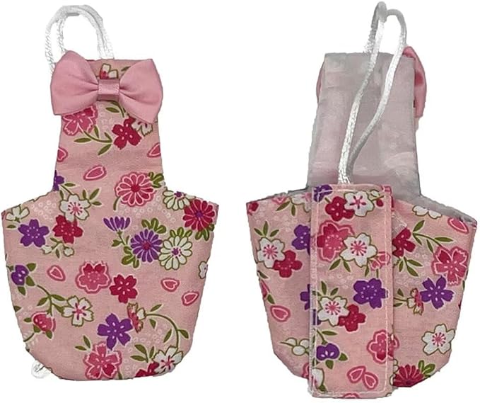 2 PCS Bird Diapers Pink&Blue Pattern Washable Reusable Parrots Nappy for Budgie Parakeet Cockatiel-PurrikoPets