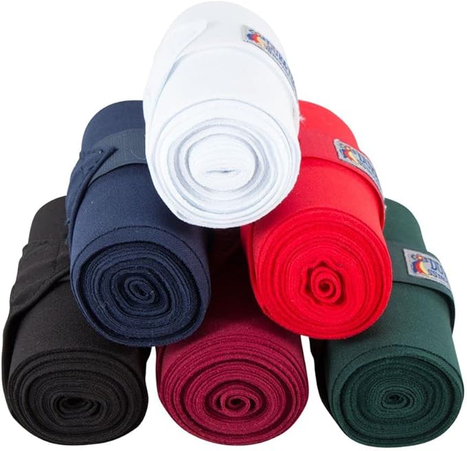 Dura-Tech Standing Wraps for Horses | Color Royal | Optimal Comfort & Support | Ideal for Post-Exercise & Trailering | Right Tension Application | Secure Closure-PurrikoPets