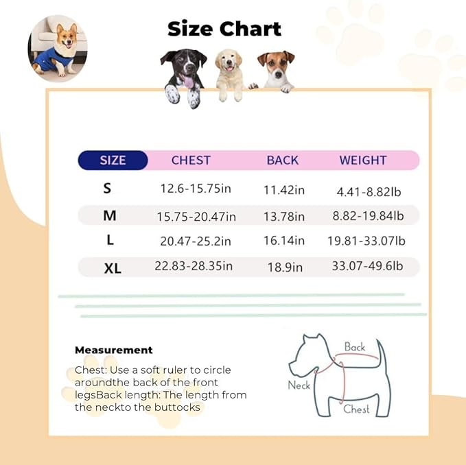 Dog Surgery Recovery Suit,Abdominal Surgical Suit for Dogs,Recovery Suit for Dogs,Prevent Licking Surgical Wound Dog Cone Alternative Grey L-PurrikoPets